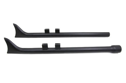 V-Twin M8 36 Inch Straight Fishtail Exhaust Extension Set Black for Harley Davidson FLT by V-Twin