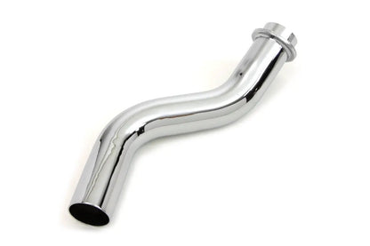 Wyatt Gatling Chrome Rear Cylinder Exhaust Pipe for Harley Davidson FLH (1966-1969) by Wyatt Gatling