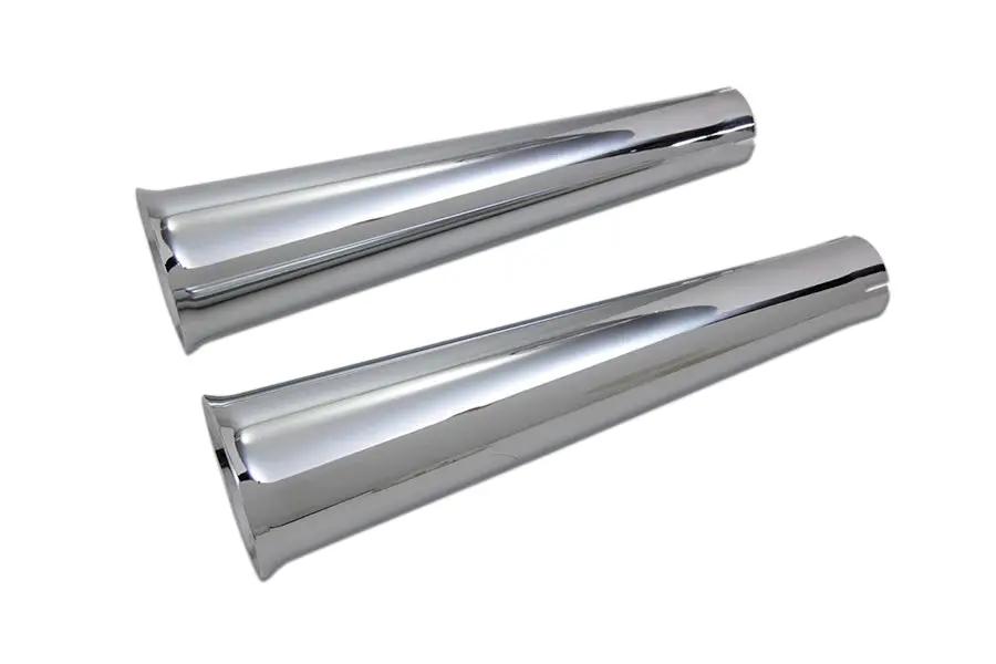 V-Twin Chrome Megaphone Tip Set for Harley Davidson FL Models (Part #77440) by V-Twin