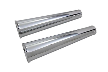 V-Twin Chrome Megaphone Tip Set for Harley Davidson FL Models (Part #77440) by V-Twin