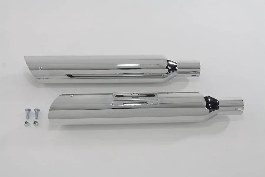Wyatt Gatling Side Slash Style Slip-On Muffler Set for Harley Davidson FXST (2000-2009) by Wyatt Gatling