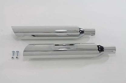 Wyatt Gatling Side Slash Style Slip-On Muffler Set for Harley Davidson FXST (2000-2009) by Wyatt Gatling