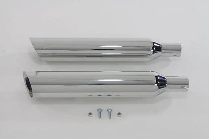 Wyatt Gatling Side Slash Style Slip-On Muffler Set for Harley Davidson FXST (2000-2009) by Wyatt Gatling