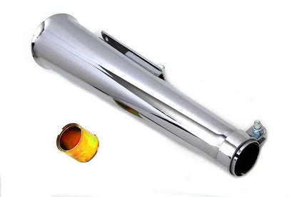 V-Twin Chrome Megaphone Widow Trust Muffler Part #77980 by V-Twin