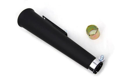 V-Twin Black Megaphone Widow Trust Muffler Part #77980B by V-Twin