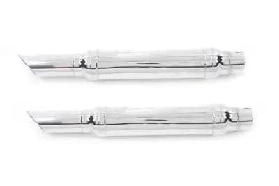 V-Twin Replica Muffler Set with Slash Cut Ends for Harley Davidson XLCH (1962-1964) by V-Twin