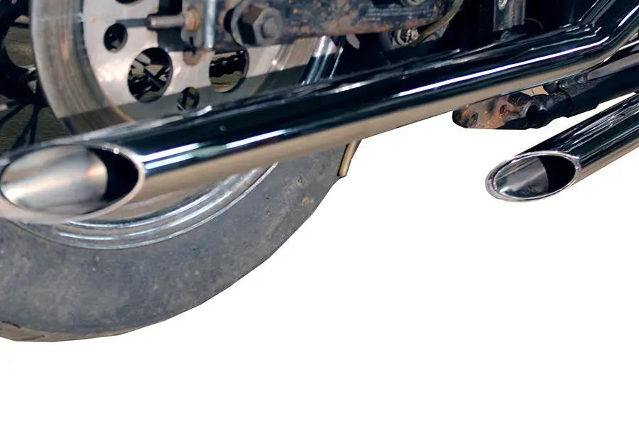 MCM Illusion Drag Pipe Set Chrome for Harley Davidson Fx (1971-1980) by MCM