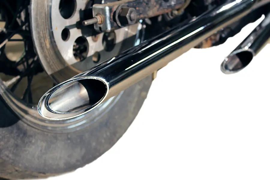 MCM Illusion Drag Pipe Set Chrome for Harley Davidson Fx (1971-1980) by MCM