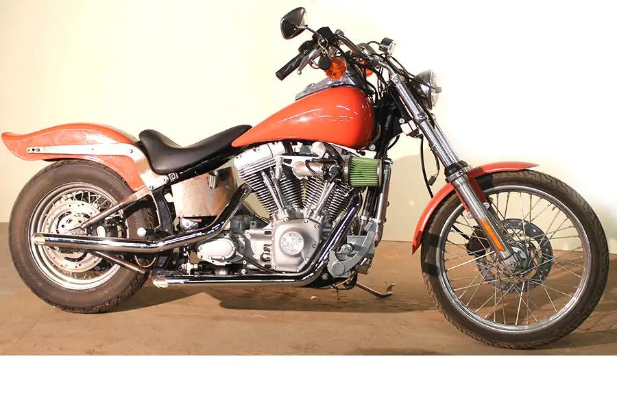 MCM Illusion Drag Pipe Set Chrome for Harley Davidson FXST (1986-1995) by MCM