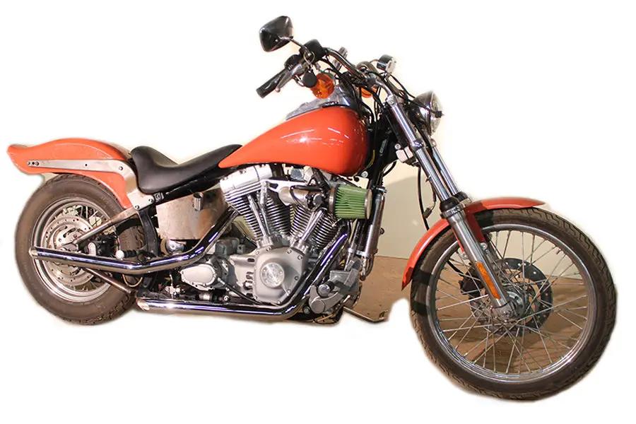 MCM Illusion Drag Pipe Set Chrome for Harley Davidson FXST (1986-1995) by MCM