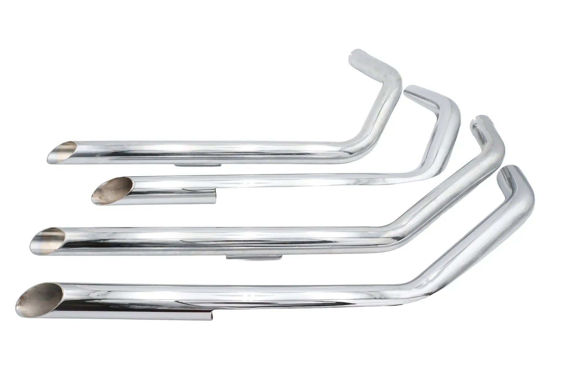 MCM Illusion Drag Pipe Set Chrome for 1957-1966 Harley Davidson XL by MCM