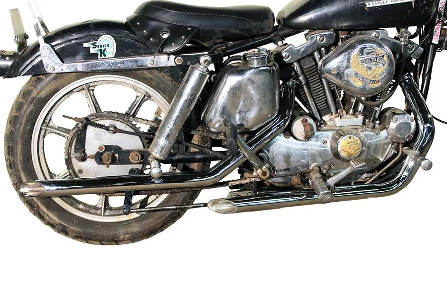 MCM Illusion Drag Pipe Set Chrome for 1957-1966 Harley Davidson XL by MCM