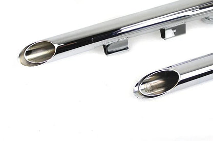 MCM Illusion Drag Pipe Set Chrome for Harley Davidson XL (2004-2013) by MCM