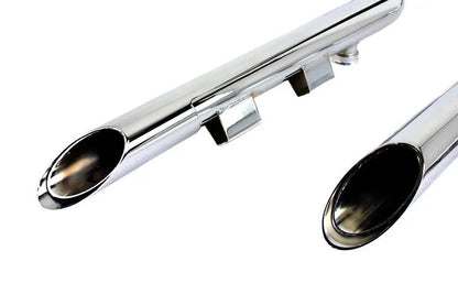 MCM Illusion Drag Pipe Set Chrome for Harley Davidson XL (2014-2023) by MCM
