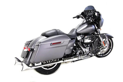 Wyatt Gatling M8 36 inch Straight Fishtail Exhaust Extension Set Chrome by Wyatt Gatling