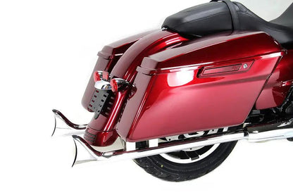 V-Twin M8 33 inch Straight Fishtail Exhaust Extension Set Chrome for Harley Davidson FLT by V-Twin