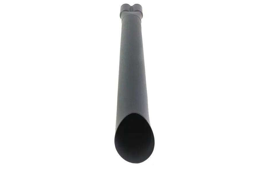 V-Twin 2:1 24 inch Collector Turn Out Muffler Black – Dual Pipe Inlet, Non-Removable Welded Baffles, 24 Inch Length by V-Twin