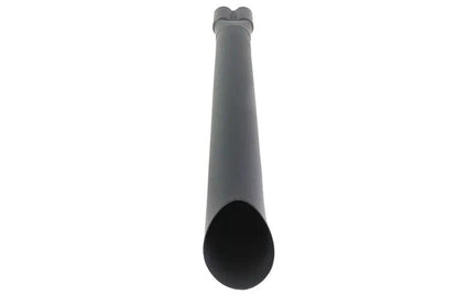 V-Twin 2:1 24 inch Collector Turn Out Muffler Black – Dual Pipe Inlet, Non-Removable Welded Baffles, 24 Inch Length by V-Twin