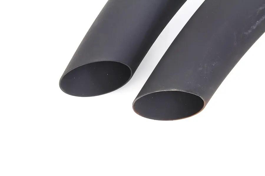 V-Twin Black Drag Pipe Set with Heat Shields for Harley Davidson XL (2004-2013) by V-Twin