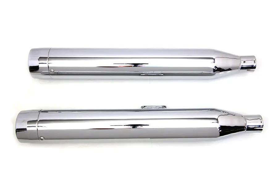 Wyatt Gatling Long Cannon Slip On Muffler Set for Harley Davidson FLFB & FLFBS Models by Wyatt Gatling