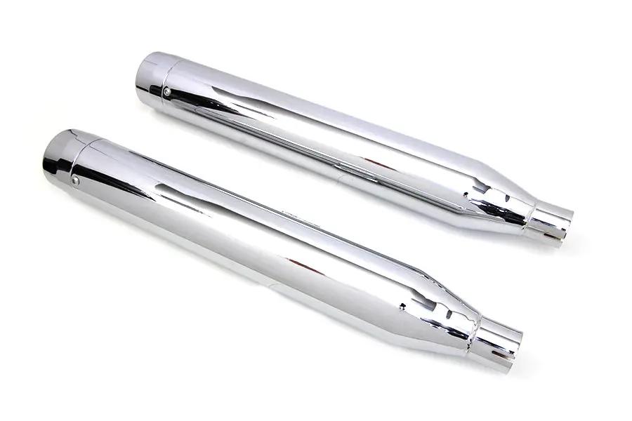 Wyatt Gatling Long Cannon Slip On Muffler Set for Harley Davidson FLFB & FLFBS Models by Wyatt Gatling