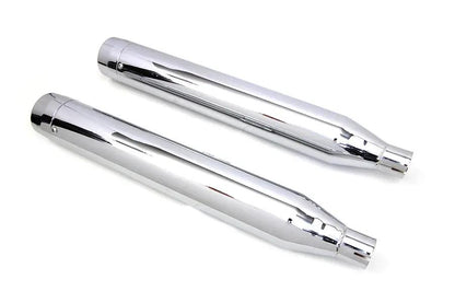 Wyatt Gatling Long Cannon Slip On Muffler Set for Harley Davidson FLFB & FLFBS Models by Wyatt Gatling