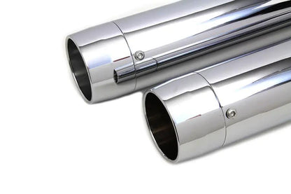 Wyatt Gatling Long Cannon Slip On Muffler Set for Harley Davidson FLFB & FLFBS Models by Wyatt Gatling
