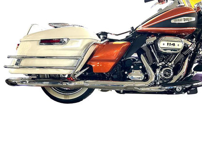 V-Twin Turn Out Muffler Set Classic 1967 Style Chrome for Harley Davidson FLT by V-Twin