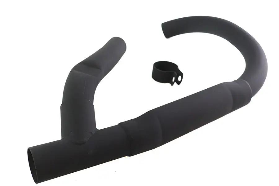 V-Twin 45W Exhaust Header Set Black for Harley Davidson WL (1937-1946) by V-Twin