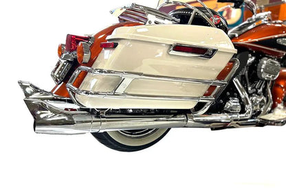 V-Twin 1961 Style Fishtail Muffler Kit Chrome for Harley Davidson FLT by V-Twin