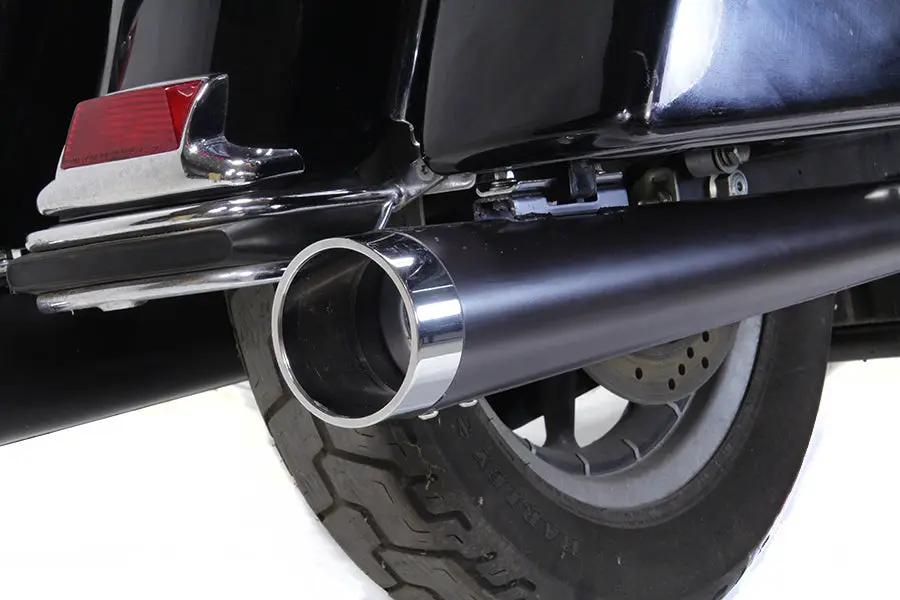 Wyatt Gatling Muffler Set with Vortex Tips for Harley Davidson FLT Models by Wyatt Gatling