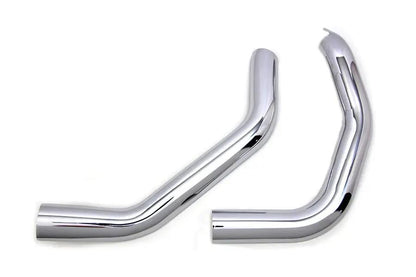 V-Twin Chrome Plain Heat Shield Set for Harley Davidson XL (2014-2023) by V-Twin