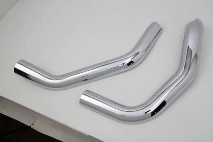 V-Twin Chrome Plain Heat Shield Set for Harley Davidson XL (2014-2023) by V-Twin