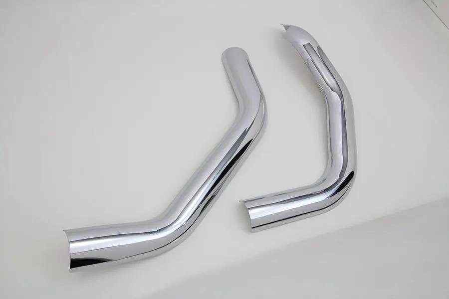 V-Twin Chrome Plain Heat Shield Set for Harley Davidson XL (2014-2023) by V-Twin