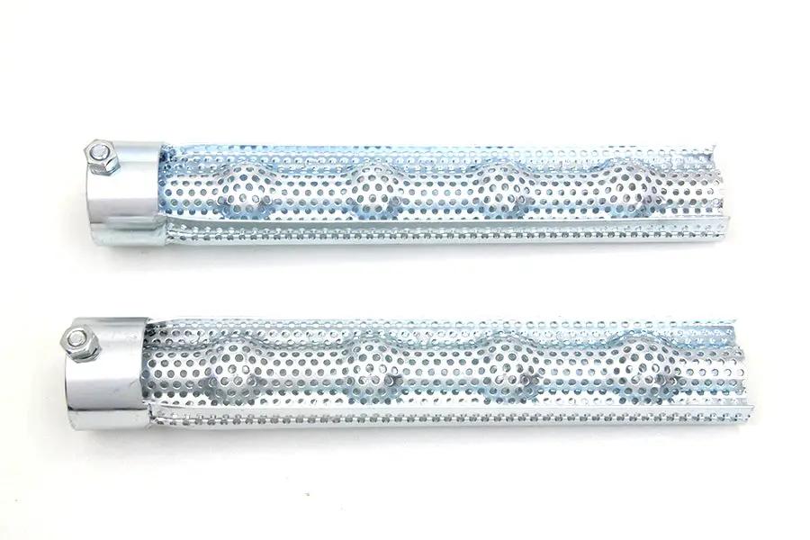 V-Twin 9-1/2 Inch Steel Pipe Baffle Set - Part U08-6414-2 by V-Twin