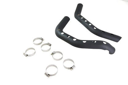 V-Twin Drilled Heat Shield Set Black for Harley Davidson XL (Part #78545B) by V-Twin
