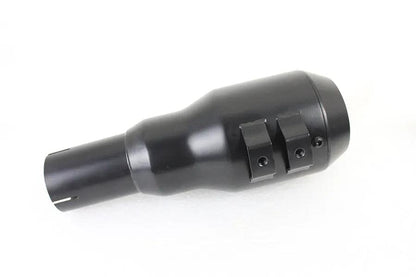 V-Twin Grenade Muffler Set Black with Channel Mount for 1/4-Inch Bolts by V-Twin