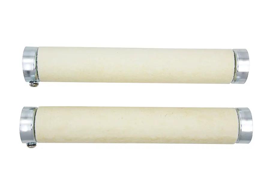 V-Twin 1-5/8 Inch Exhaust Pipe Baffle Set with Fiber Glass Fitting by V-Twin