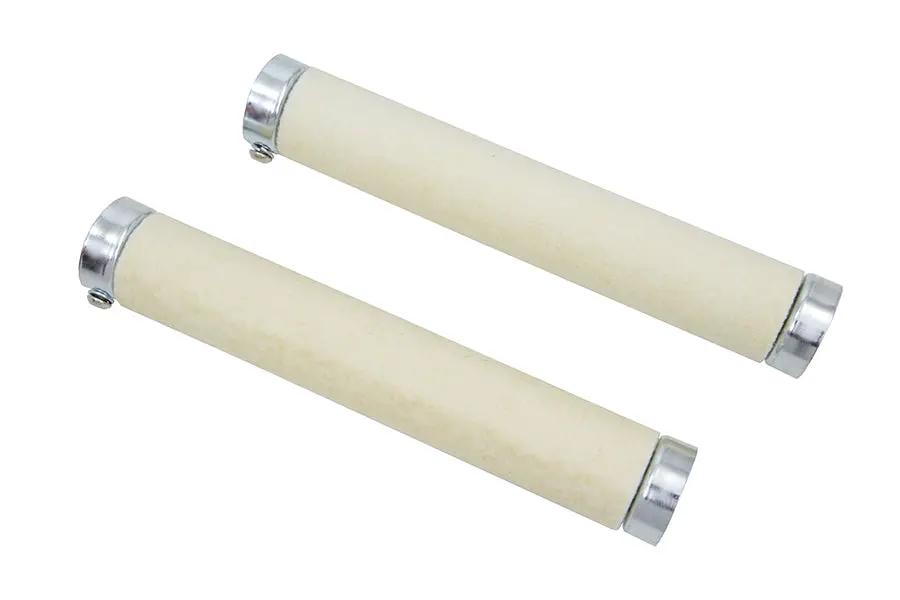 V-Twin 1-5/8 Inch Exhaust Pipe Baffle Set with Fiber Glass Fitting by V-Twin