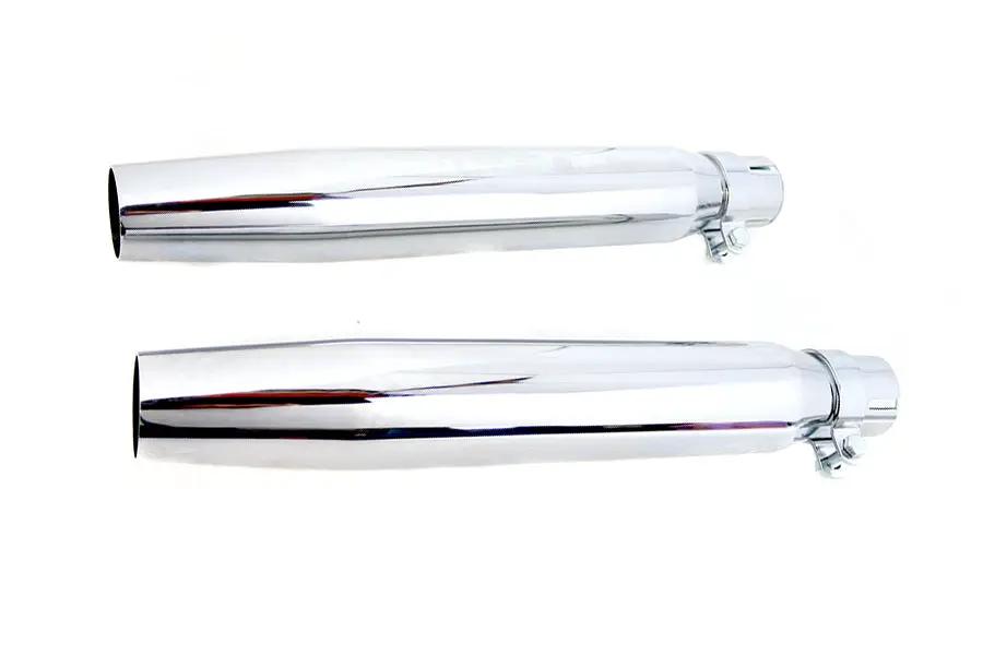 Wyatt Gatling Tapered Slip-On Muffler Set - 2.5 Inch Outer Diameter by Wyatt Gatling