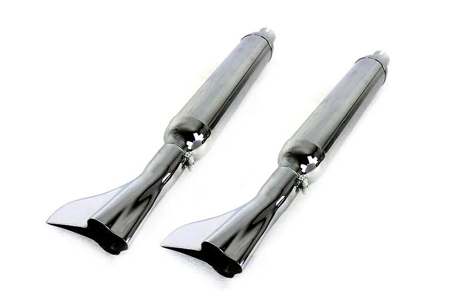 V-Twin 24 Inch Bronx FL Muffler Tip Kit for Harley Davidson FL Models by V-Twin