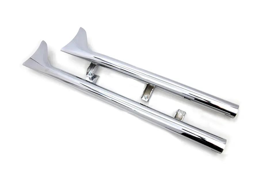 V-Twin Indian Straight Fishtail Exhaust Set for Harley Davidson Scout 2015-2024 by V-Twin