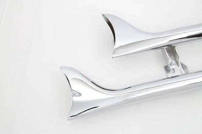 V-Twin Indian Straight Fishtail Exhaust Set for Harley Davidson Scout 2015-2024 by V-Twin