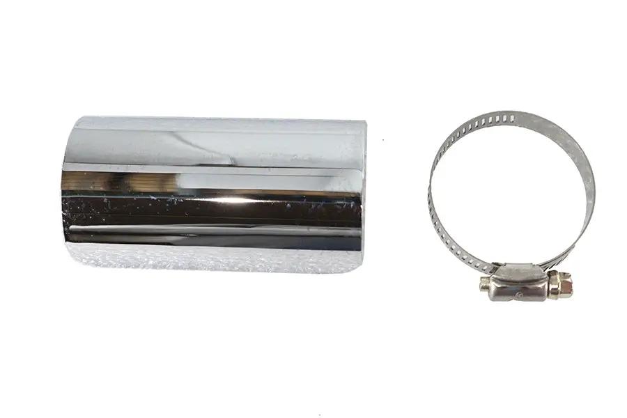 V-Twin 4 Inch Exhaust Heat Shield Chrome - Part Number 76252D by V-Twin
