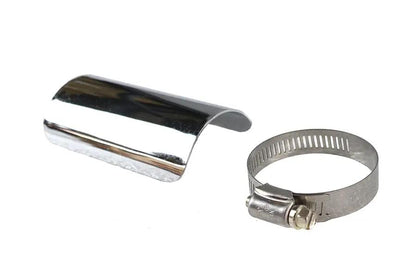 V-Twin 4 Inch Exhaust Heat Shield Chrome - Part Number 76252D by V-Twin