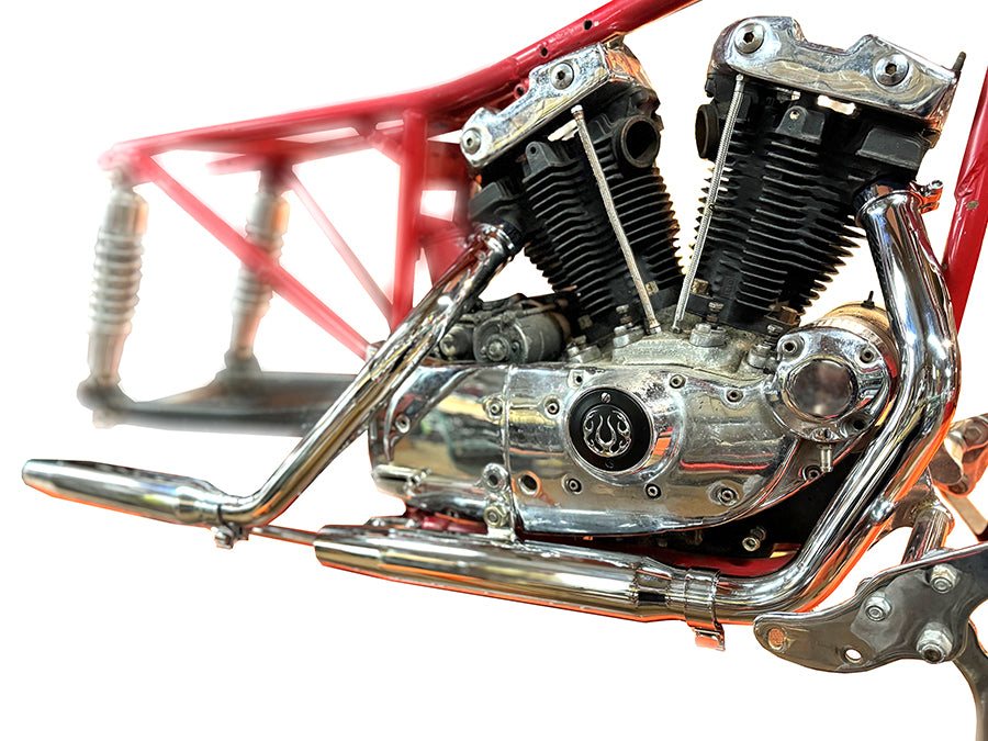 V-Twin Tapered Muffler Exhaust Kit Chrome for 1980-1984 Harley-Davidson XL