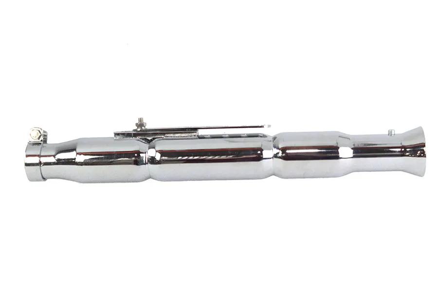 V-Twin Megaphone Muffler Chrome Part 78851 – 21.5 Inch Length with 1-3/4 Inch Inlet by V-Twin