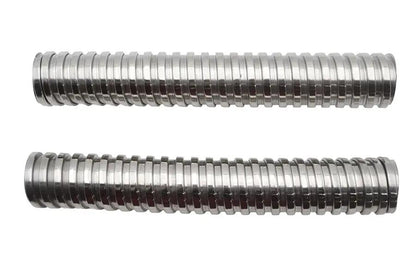 MCM 71199AS Stainless Steel Flexible Exhaust Cover for Harley Davidson FL Models by MCM