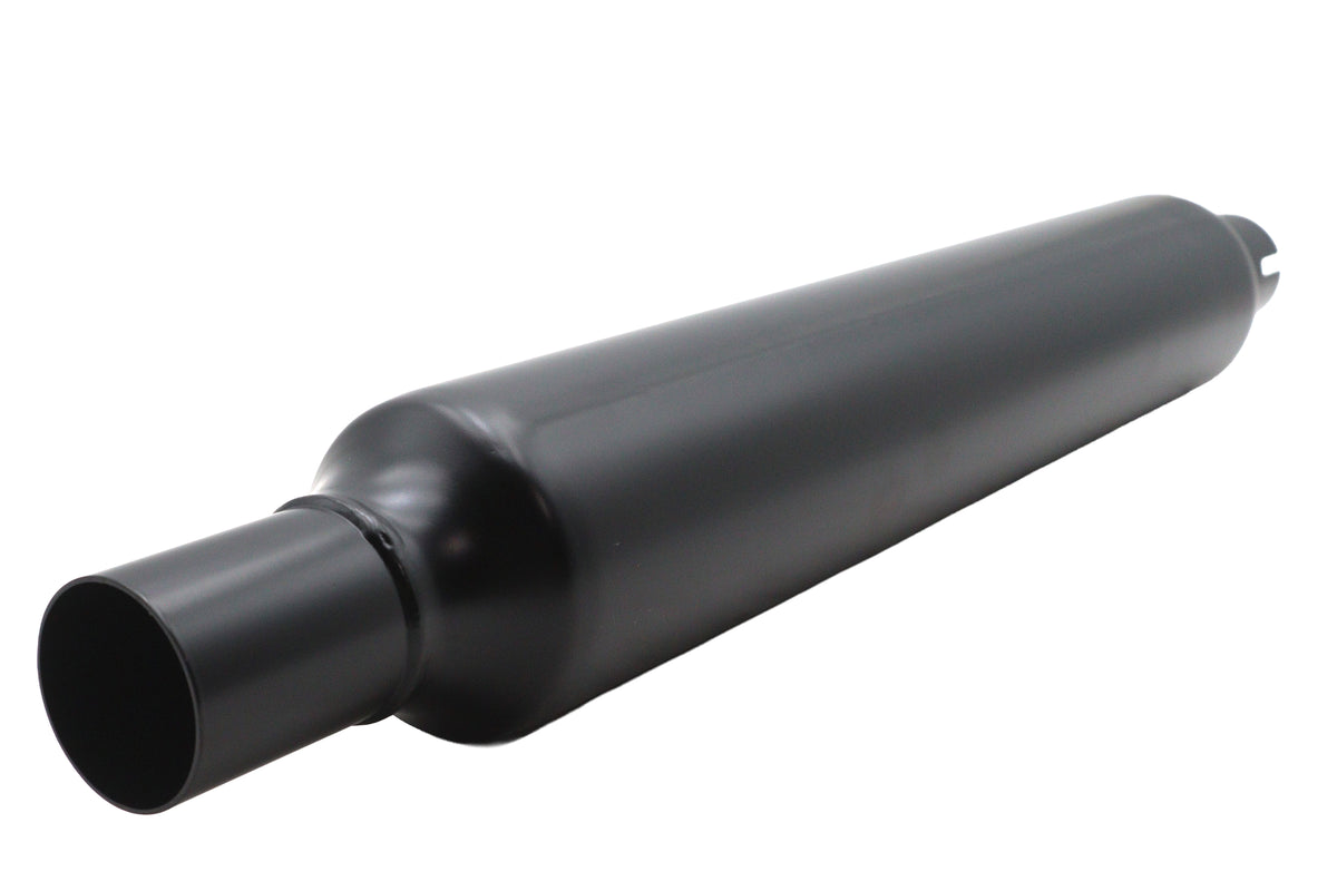 V-Twin 30-1824 22-Inch Black Cigar Muffler for Harley-Davidson FL