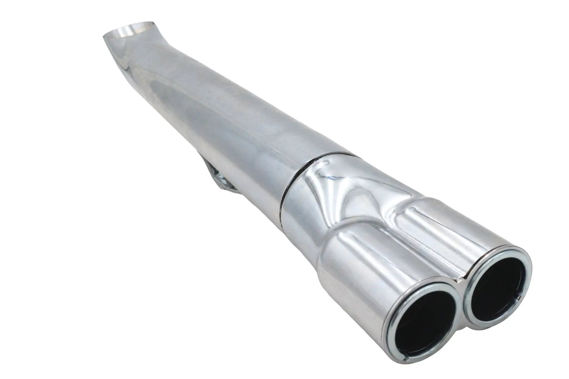 V-Twin 24 Inch Collector Turn Out Exhaust Tip Chrome - Part #78778W by V-Twin